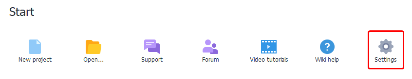 Open via Start Page