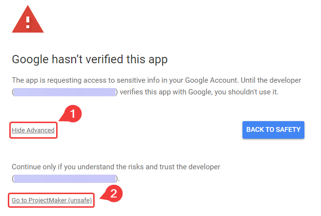 Setting Up Google Sheets Connection