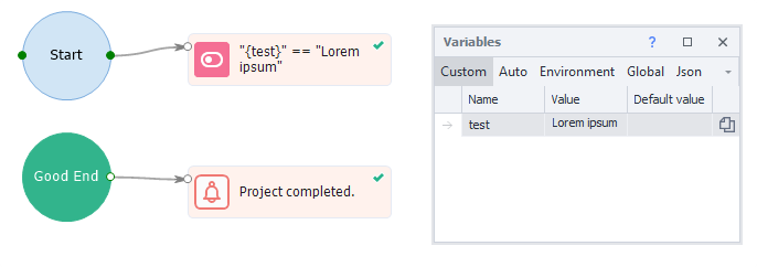 How do you work with the action?