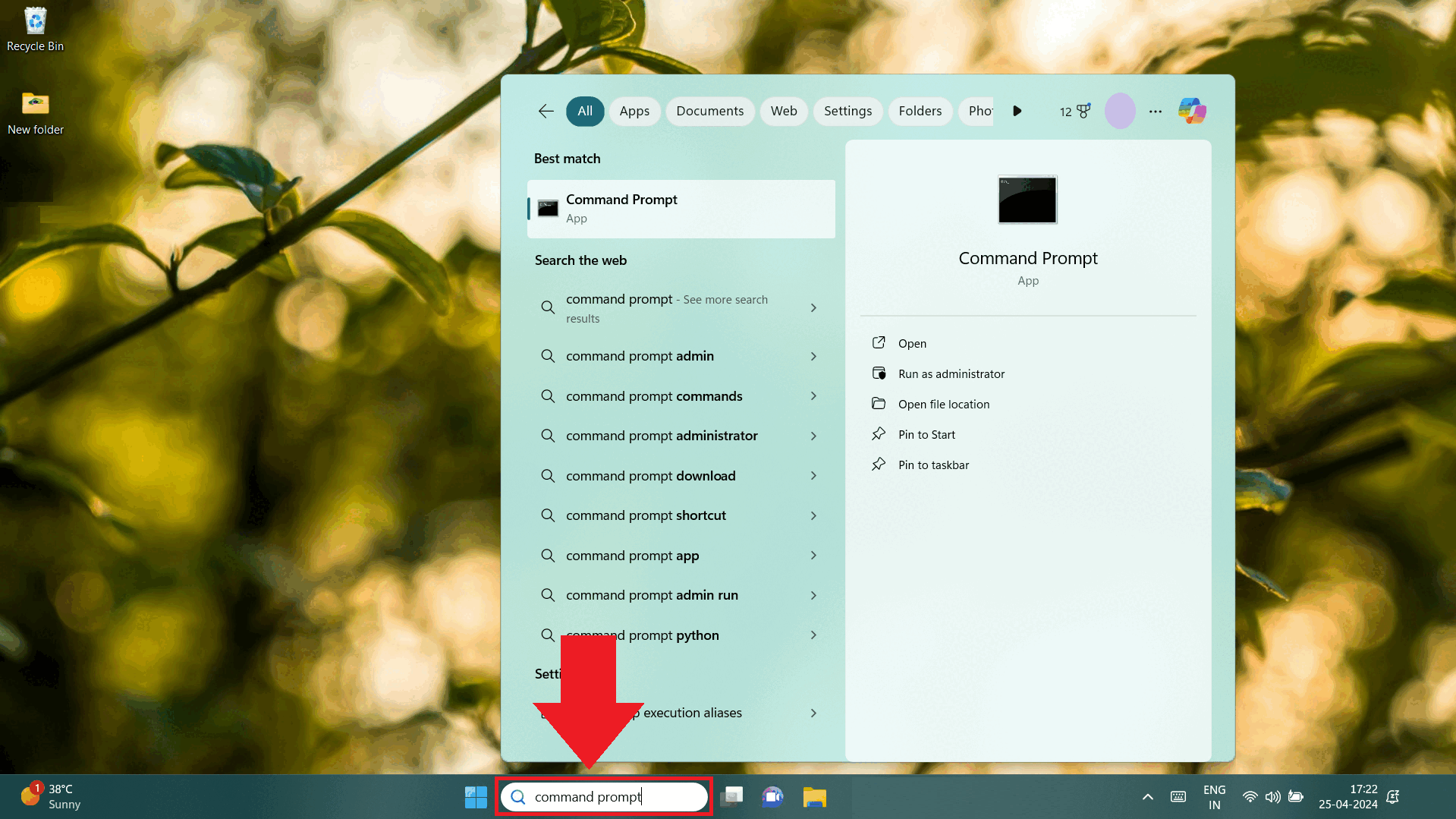 Using Command Prompt