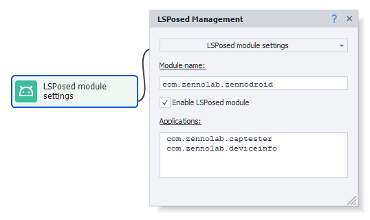 LSPosed module configuration